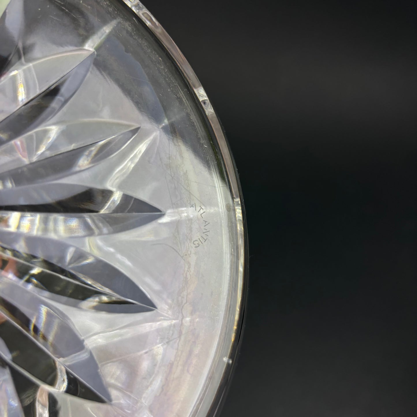 Atlantis Portuguese Cut Crystal Decanter with Stopper