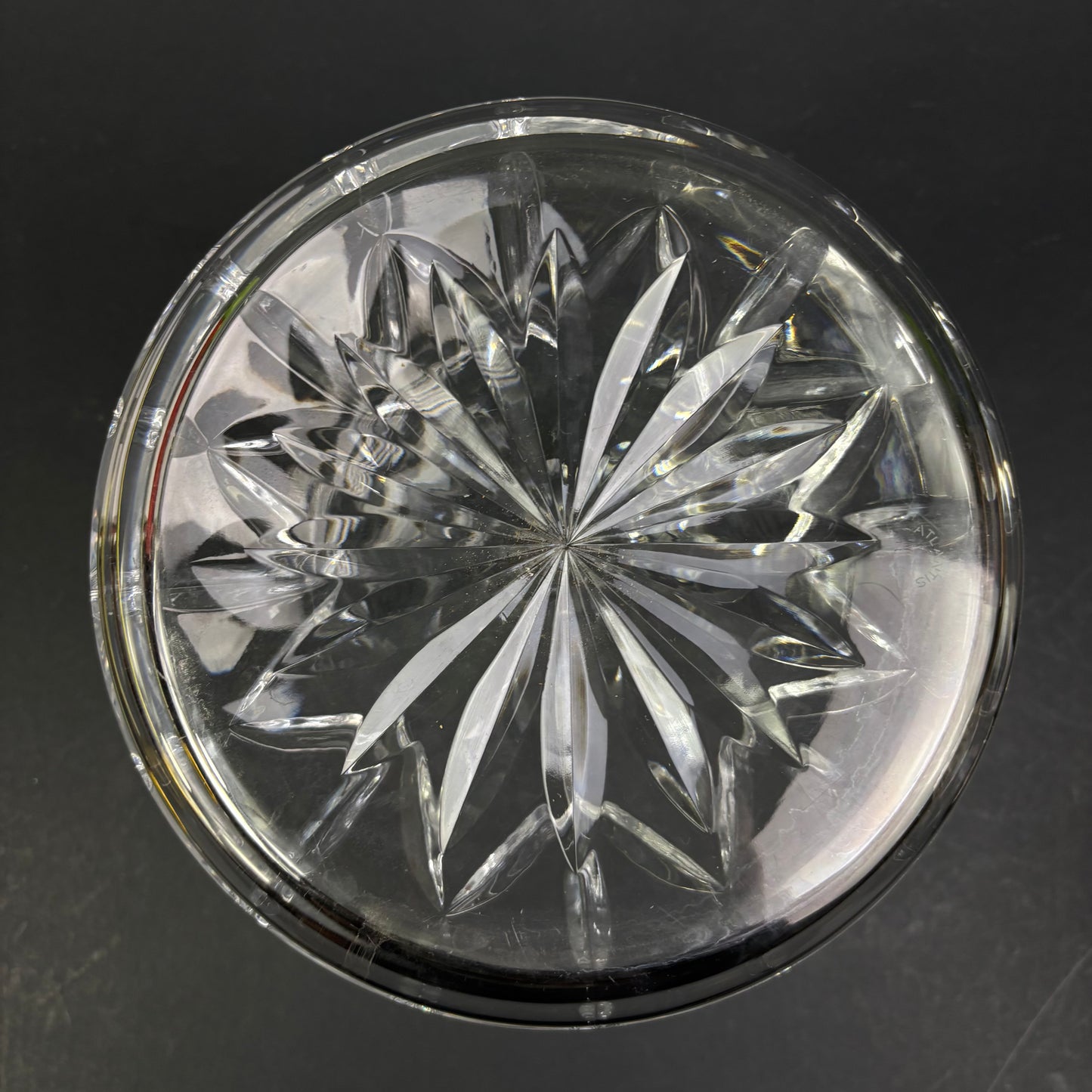 Atlantis Portuguese Cut Crystal Decanter with Stopper