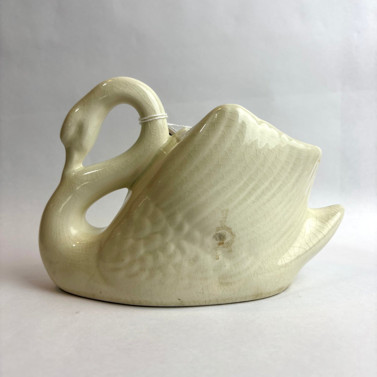 Wembley Ware Swan Vase – White