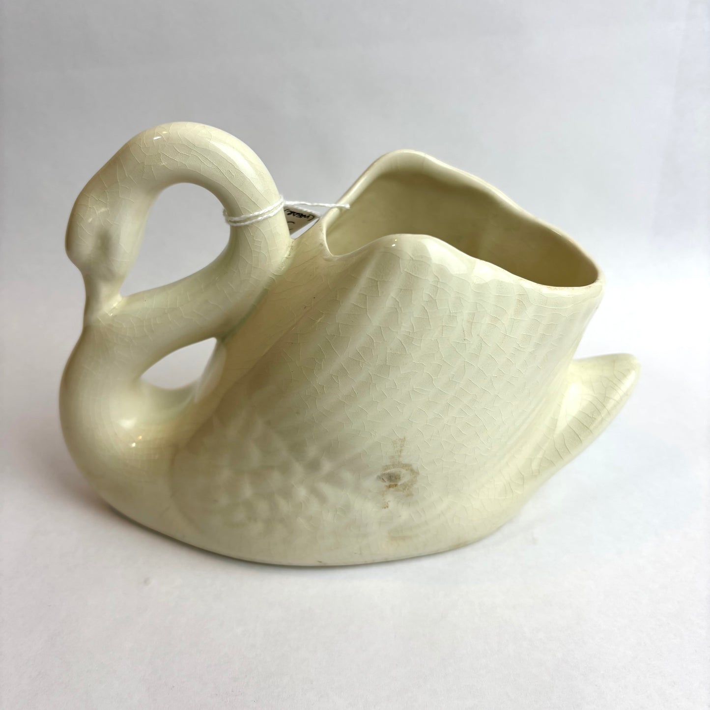 Wembley Ware Swan Vase – White