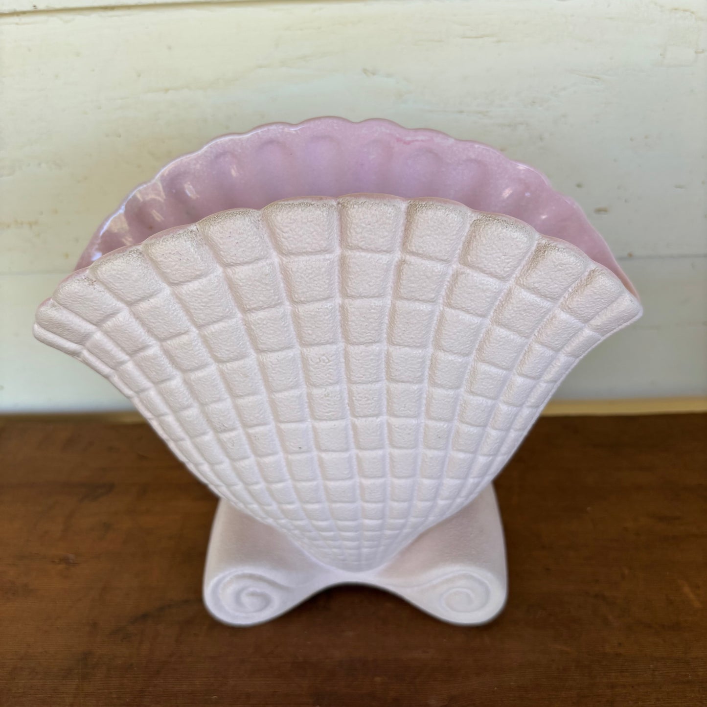 Raynham Pottery Fan-Shaped Vase – Pink