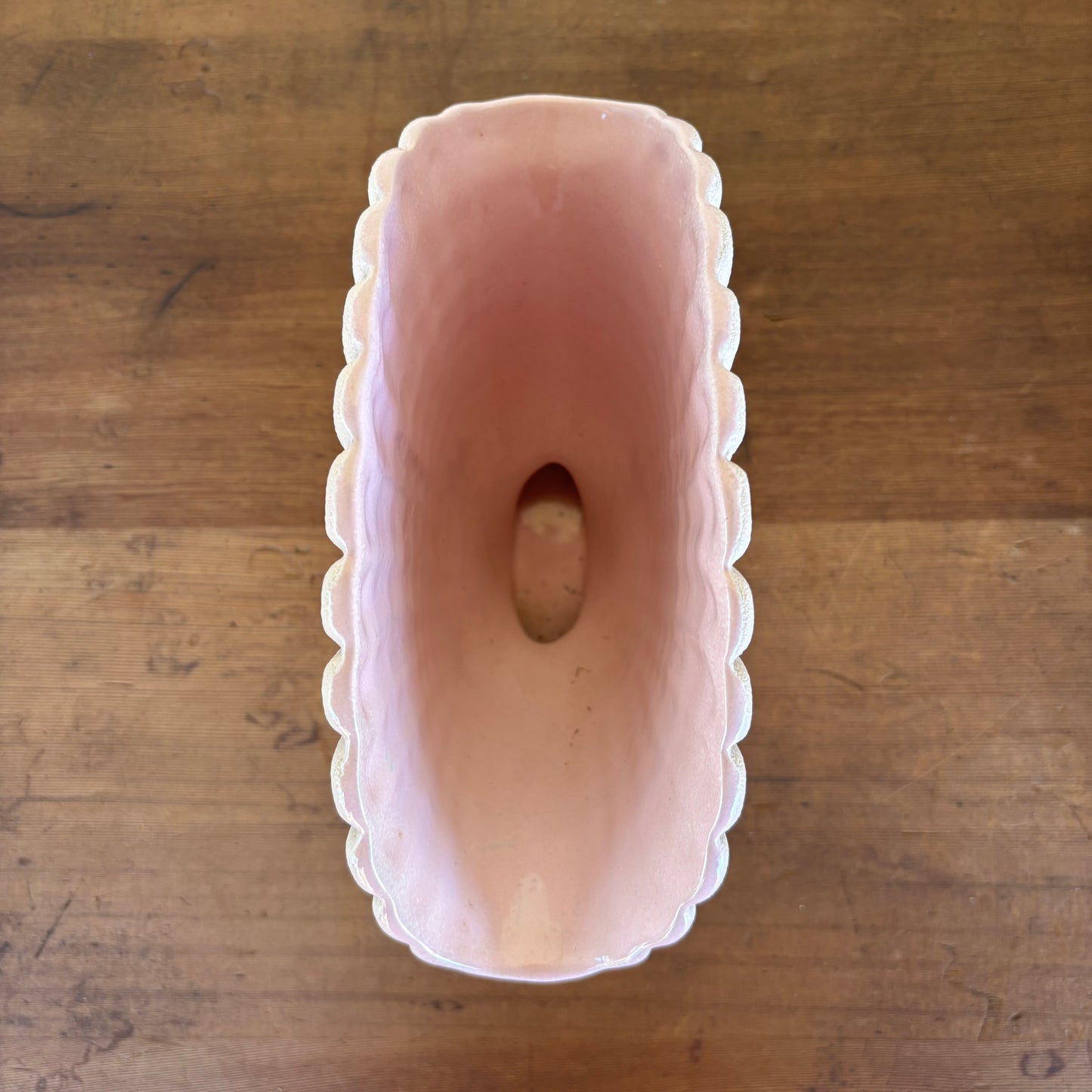 Raynham Pottery Fan-Shaped Vase – Pink
