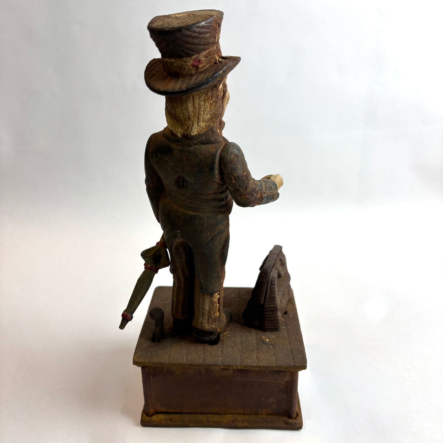 Antique Cast Iron Mechanical Bank – “Uncle Sam” (c. 1886, Shepard Hardware Co.)