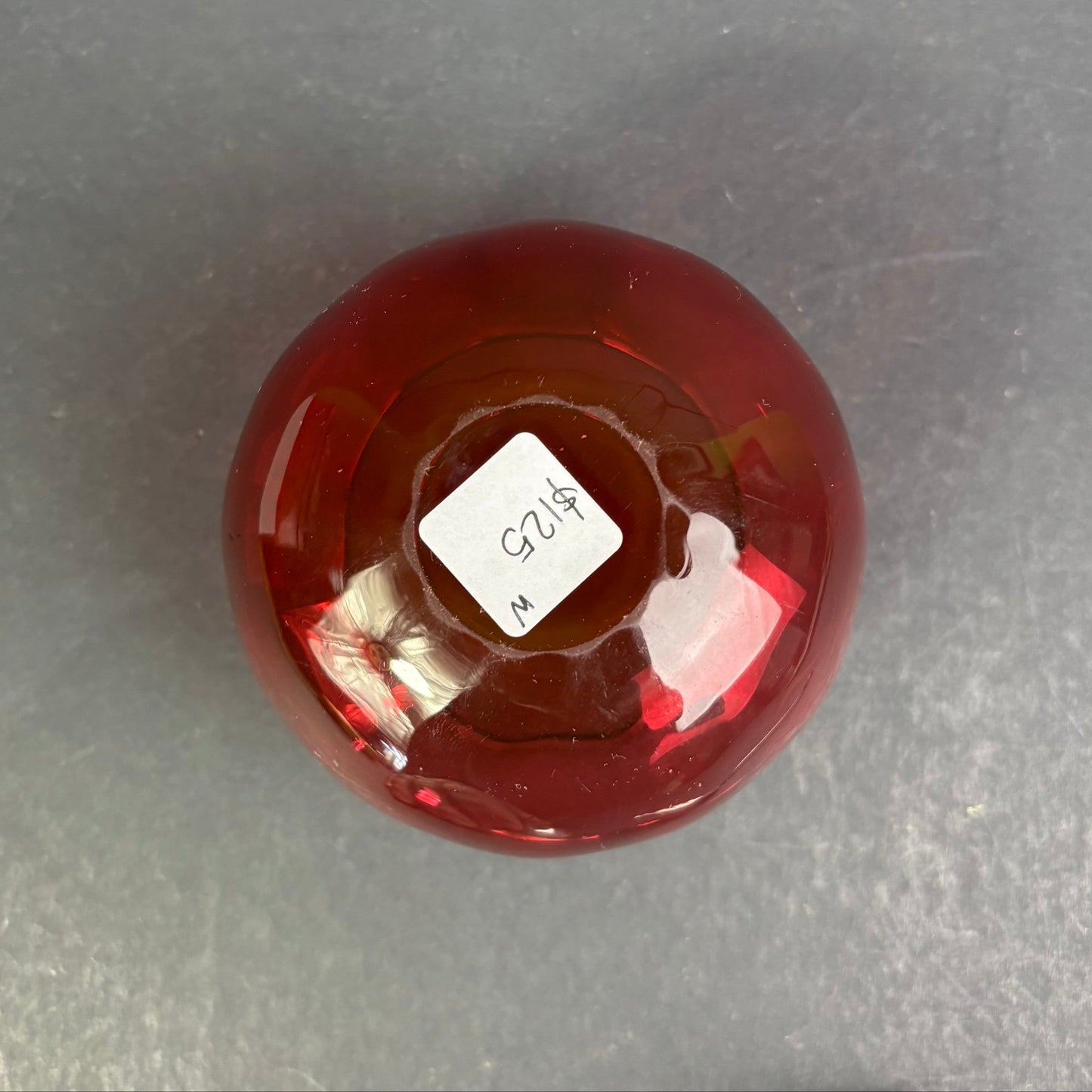 Vintage Ruby Red Glass Apple Preserve Pot with EPNS Lid & Spoon