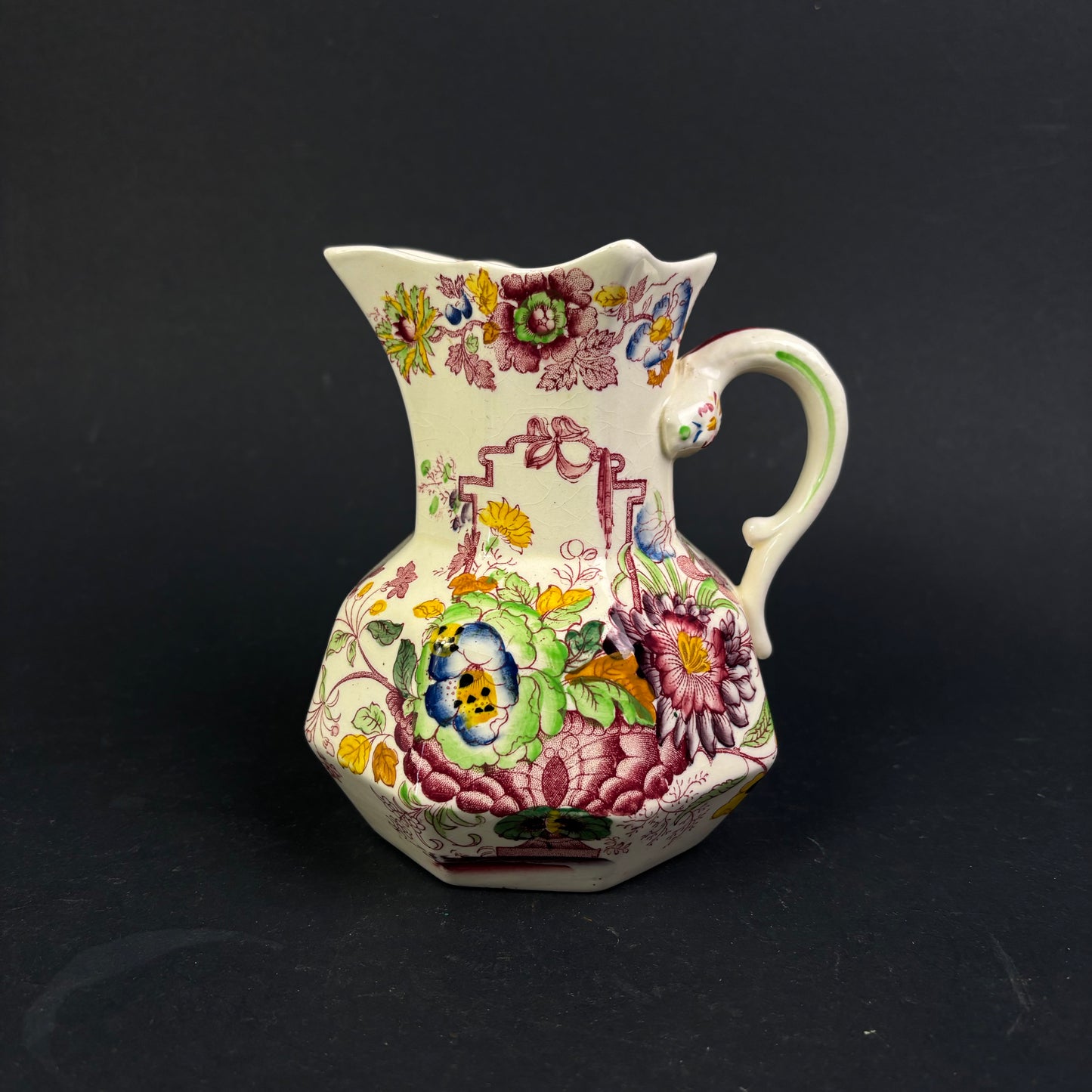 Antique Mason's Ironstone Mandarin Jug – Patent Ironstone China – England