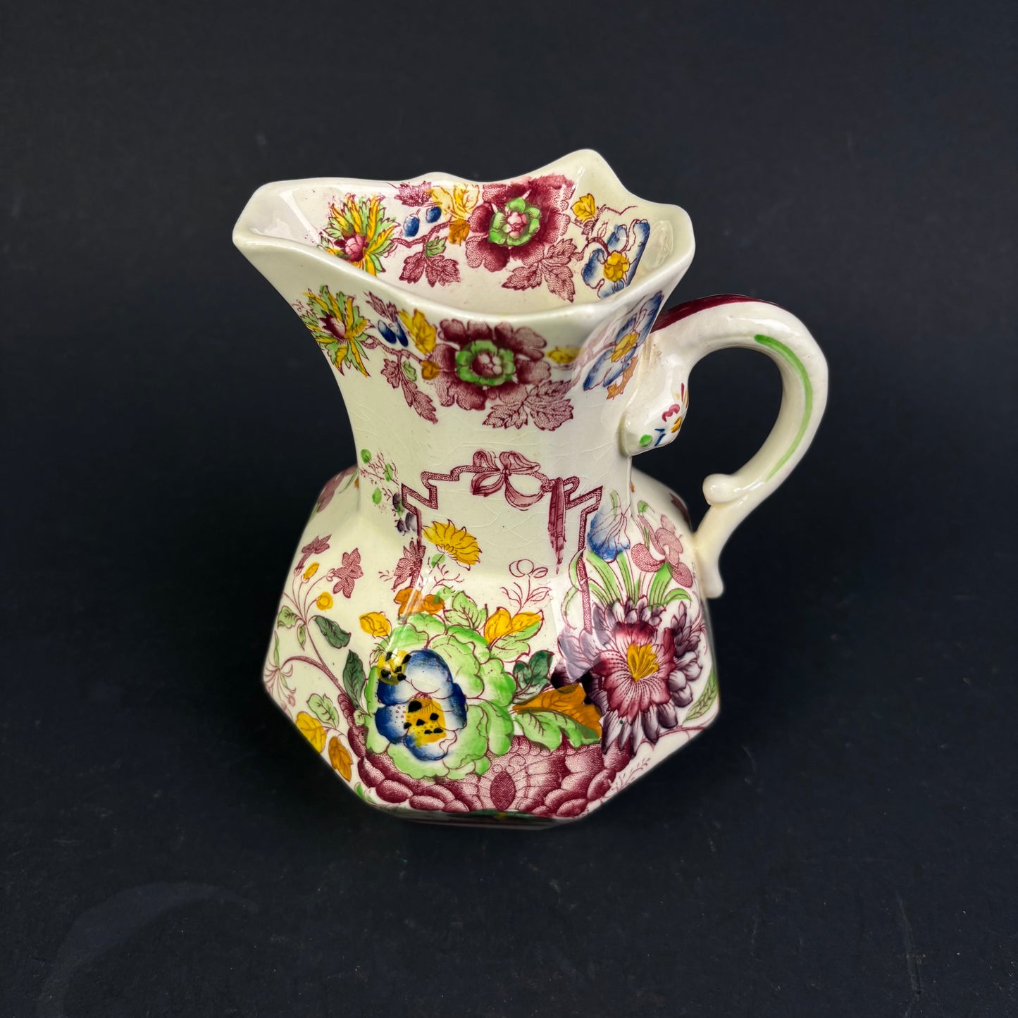 Antique Mason's Ironstone Mandarin Jug – Patent Ironstone China – England