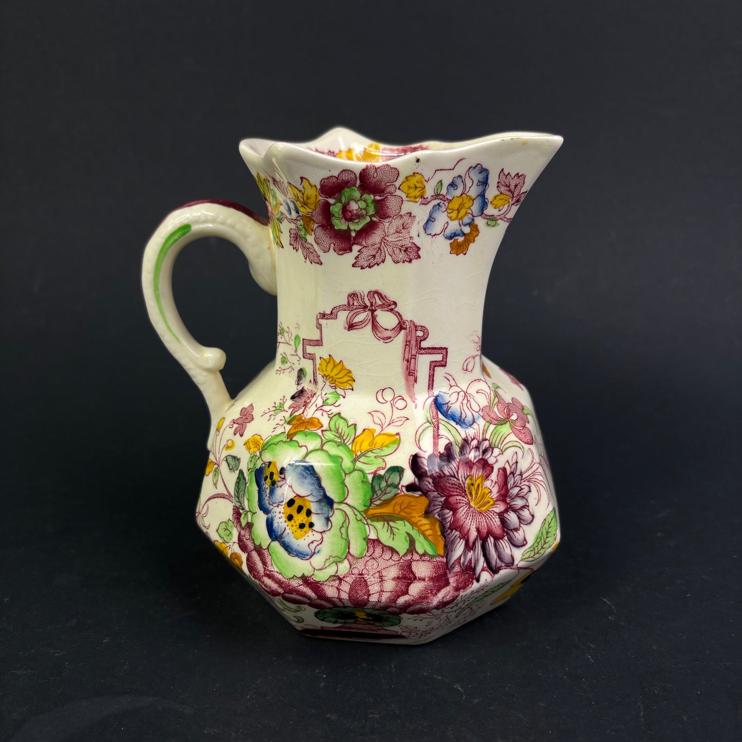 Antique Mason's Ironstone Mandarin Jug – Patent Ironstone China – England