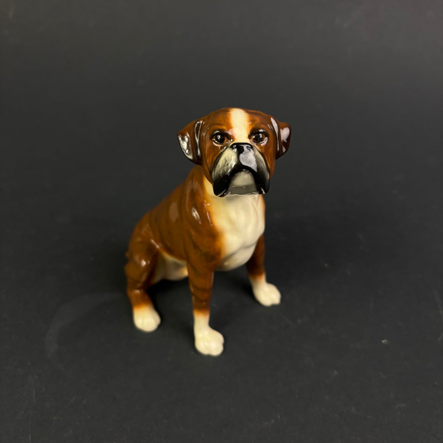 Beswick Boxer Dog Figurine – Seated
