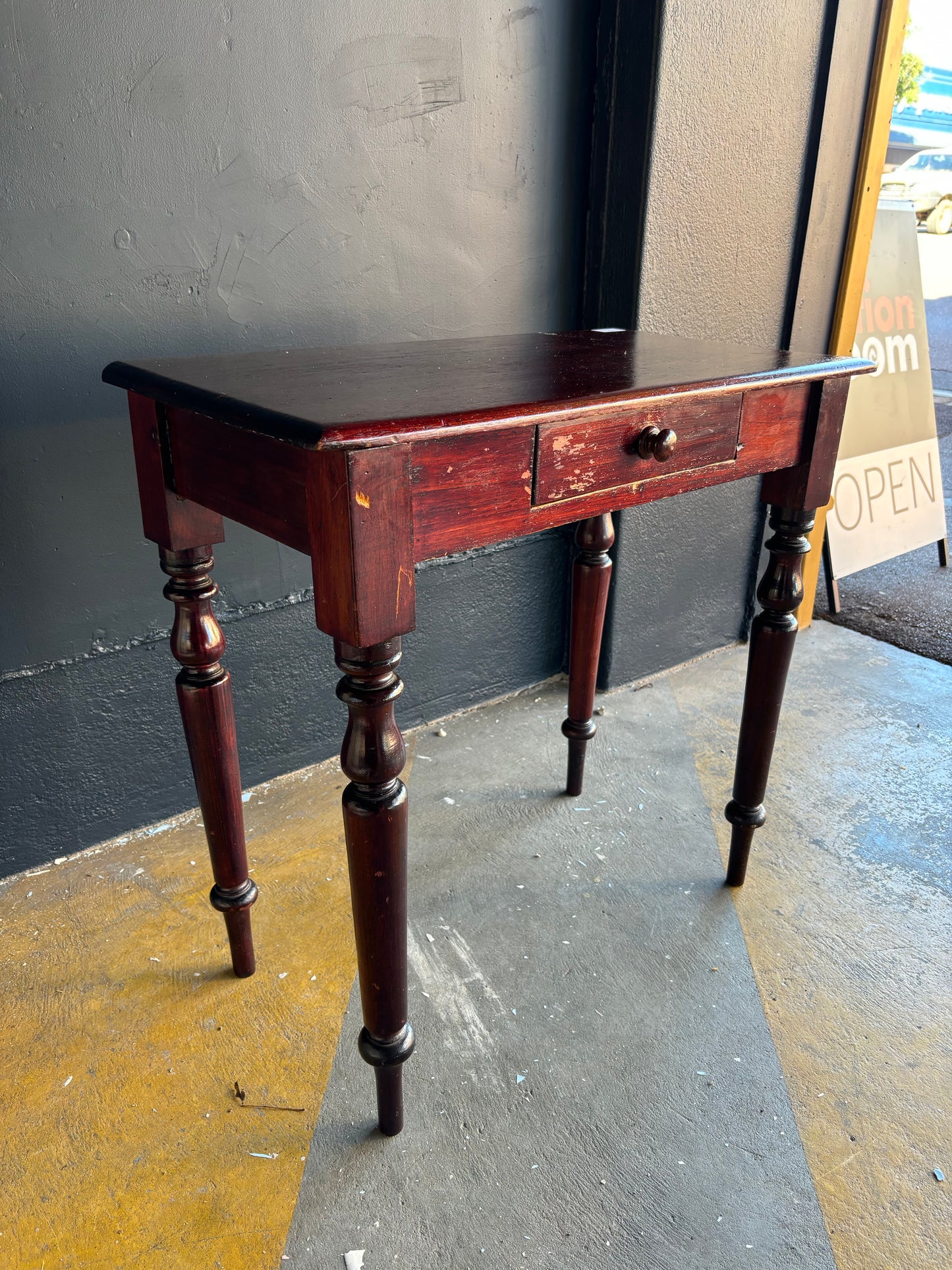 Small Antique Mahogany Hall Table