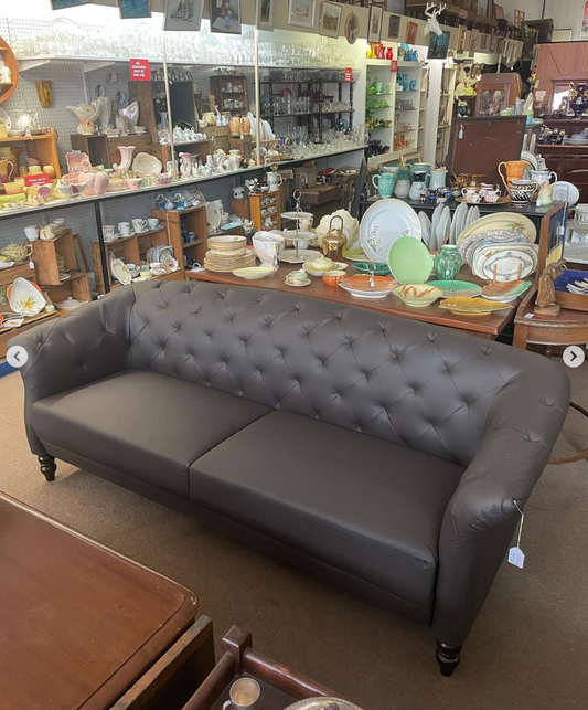 Octavius 3 Seater Lounge - Brown