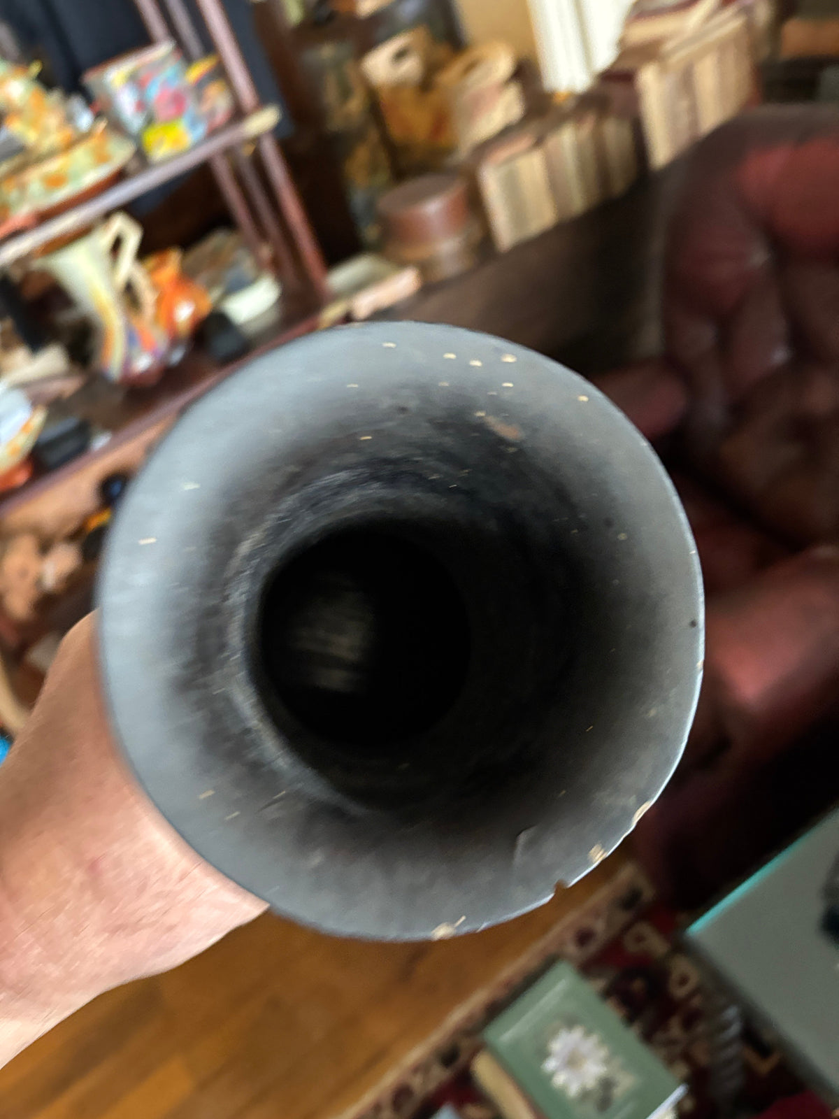 Original photograph showing dragon vase condition