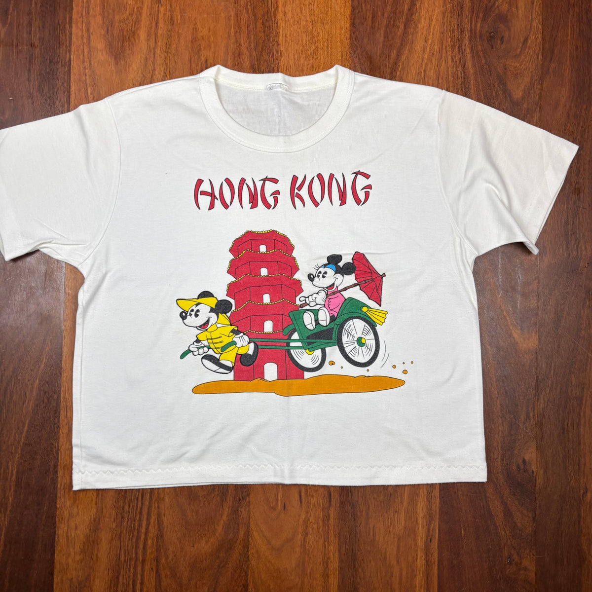 Vintage 1987 Disney Donald & Daisy Duck Double-Sided T-Shirt front