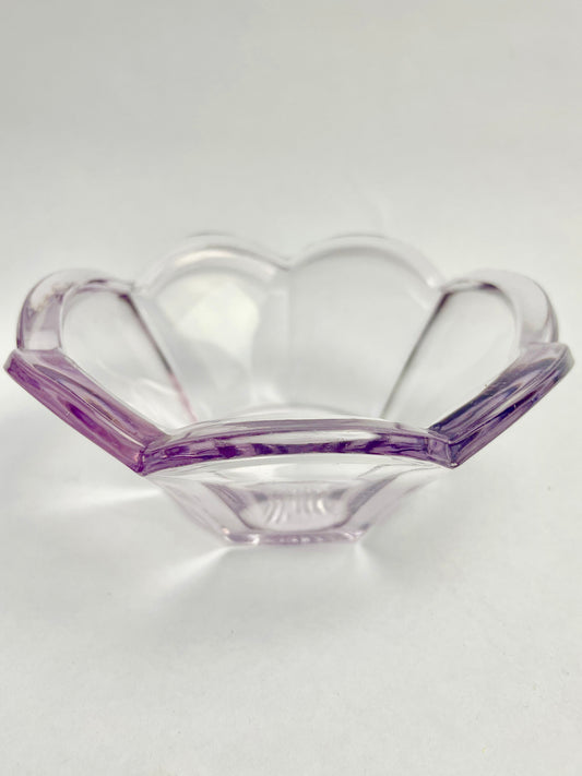 Small Amethyst Glass Bowl