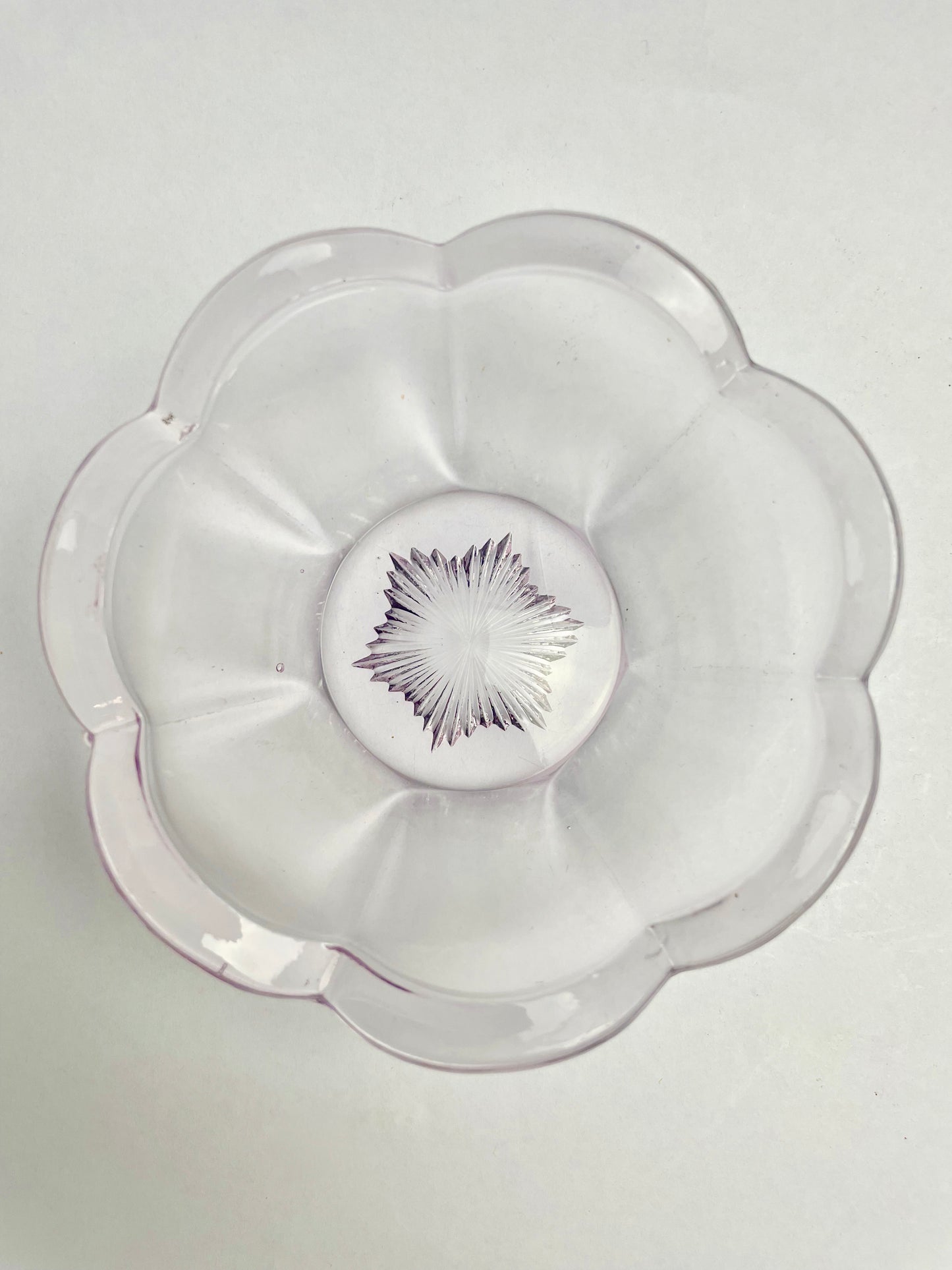 Small Amethyst Glass Bowl