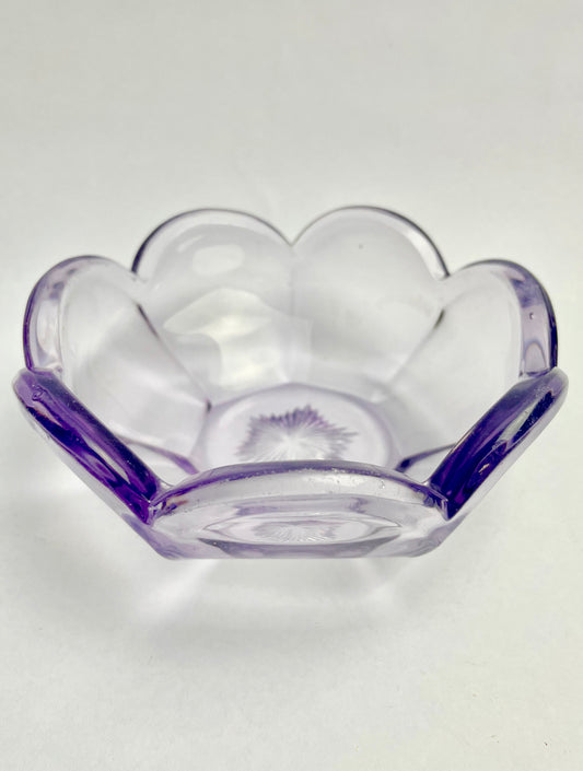 Vintage Amethyst Glass Bowl