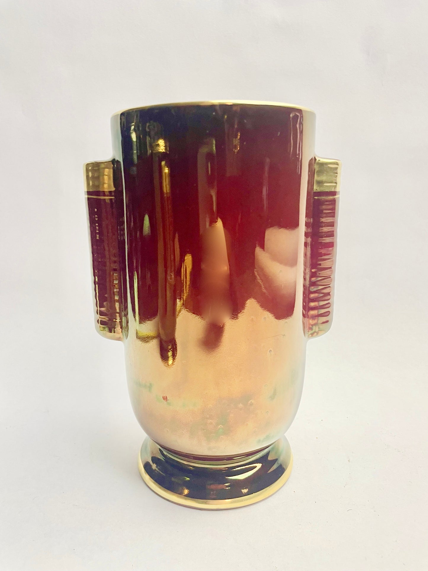 Pair of Art Deco Crown Devon Vases