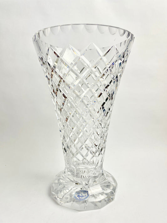 Mascot Large Bohemia Czech Lead Crystal Vase