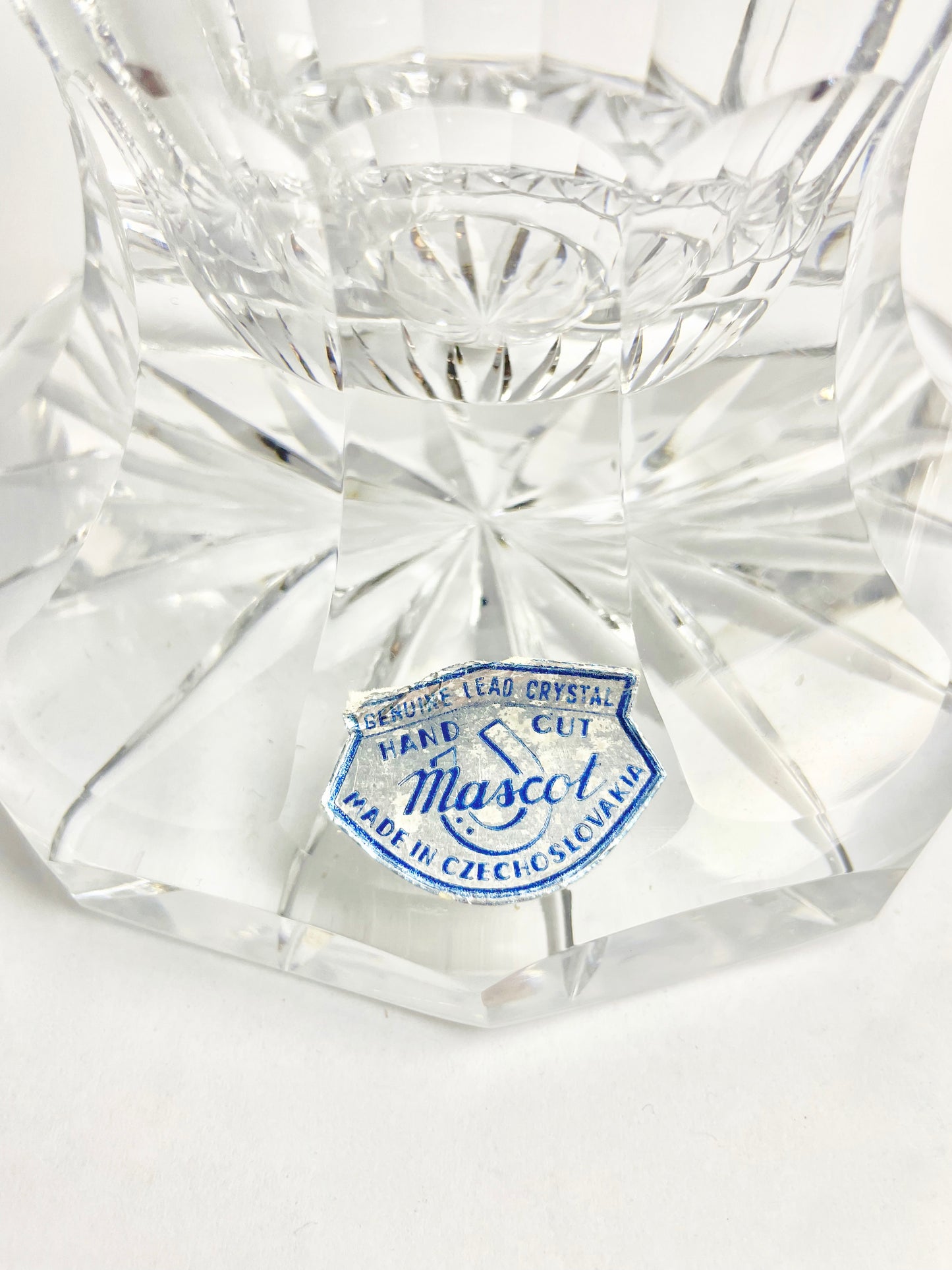 Mascot Large Bohemia Czech Lead Crystal Vase