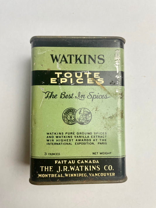 Watkins Spice Tin