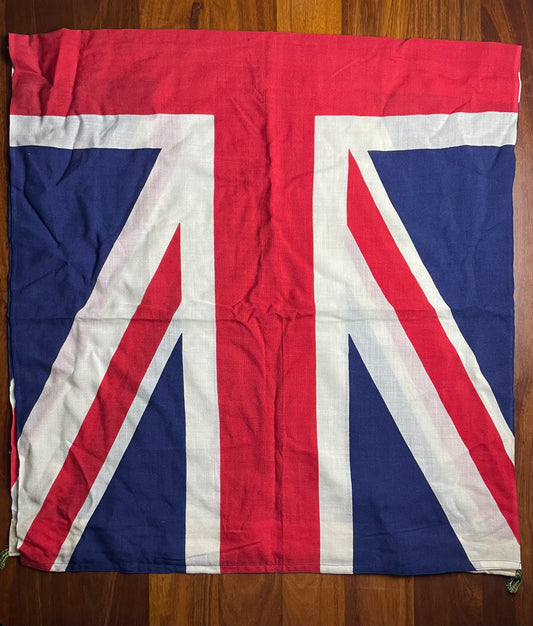 Large vintage linen UK flag