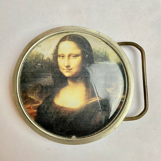 Mona Lisa Belt Buckle