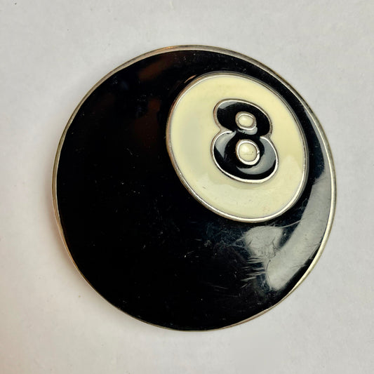 Eight Ball Belt Buckle