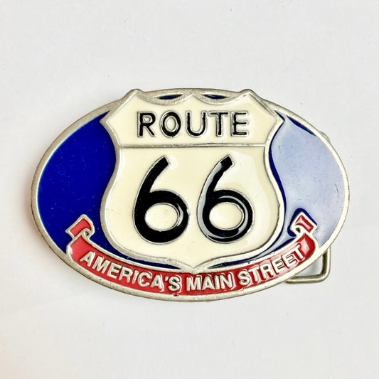 Route 66 Belt Buckle