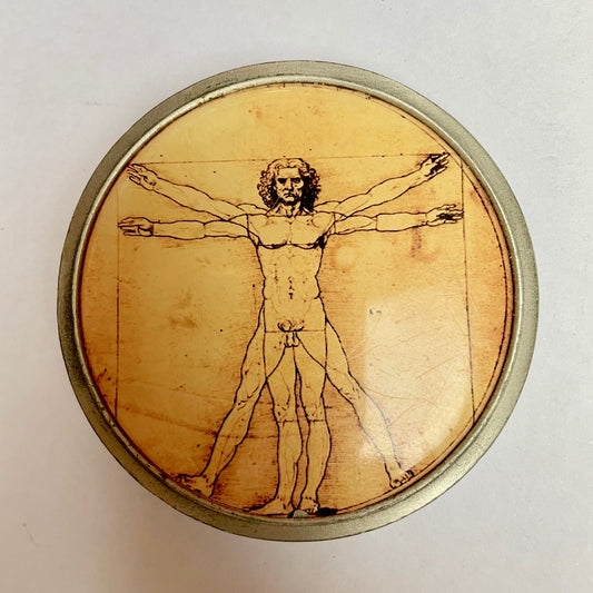 DaVinci's Vitruvian Man Belt Buckle