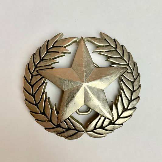 Star & Wreath Belt Buckle