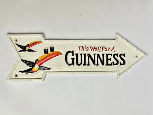 This Way for Guinness Sign 42cm