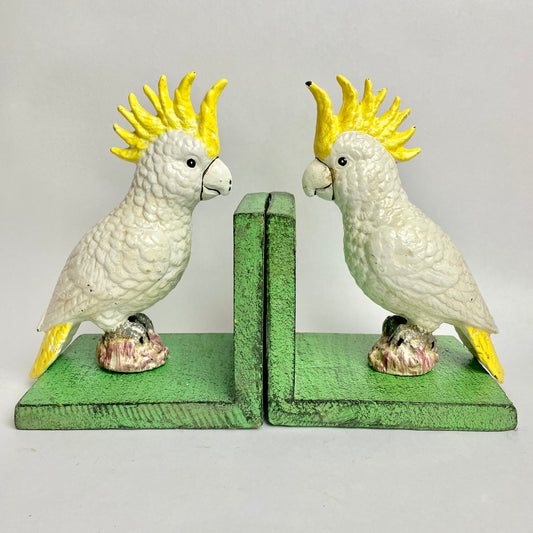 Cockatoo Bookends