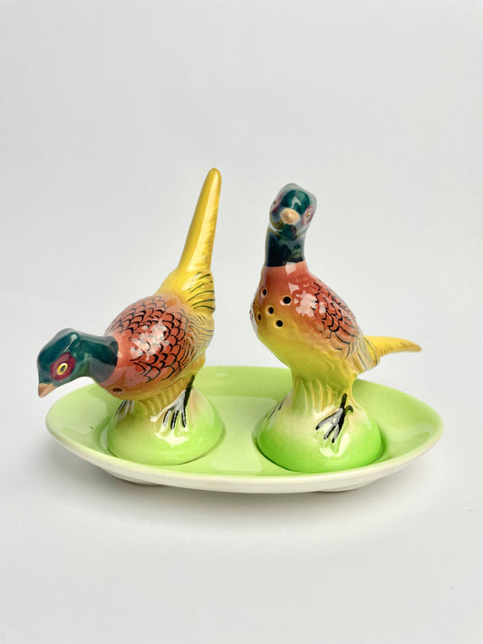 Carlton Ware Pheasant Salt & Pepper Shakers