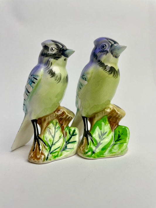 Blue Jay Salt & Pepper Shakers