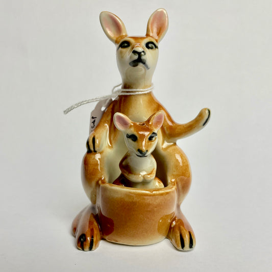 Vintage Kangaroo & Joey Salt & Pepper Shakers