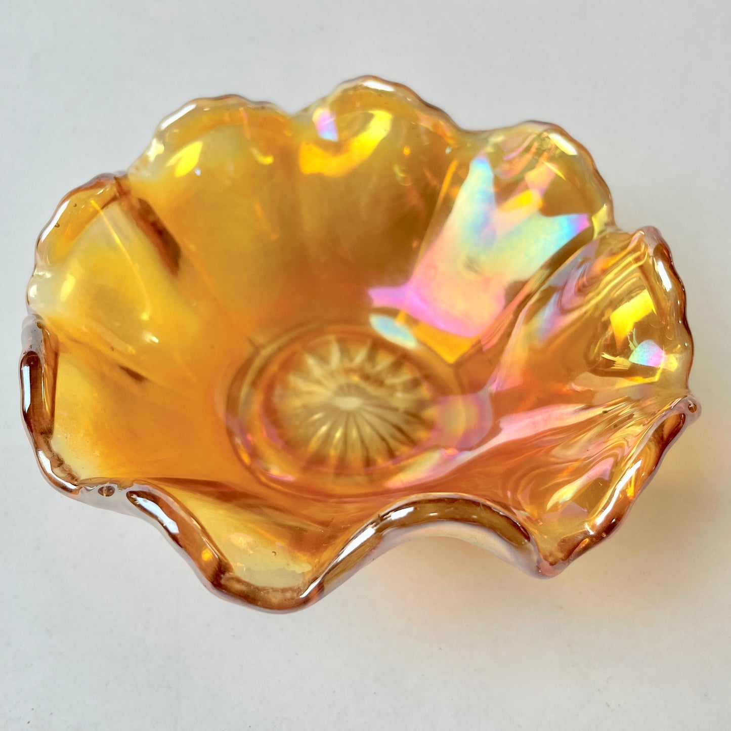 Small Carnival Glass Bowl
