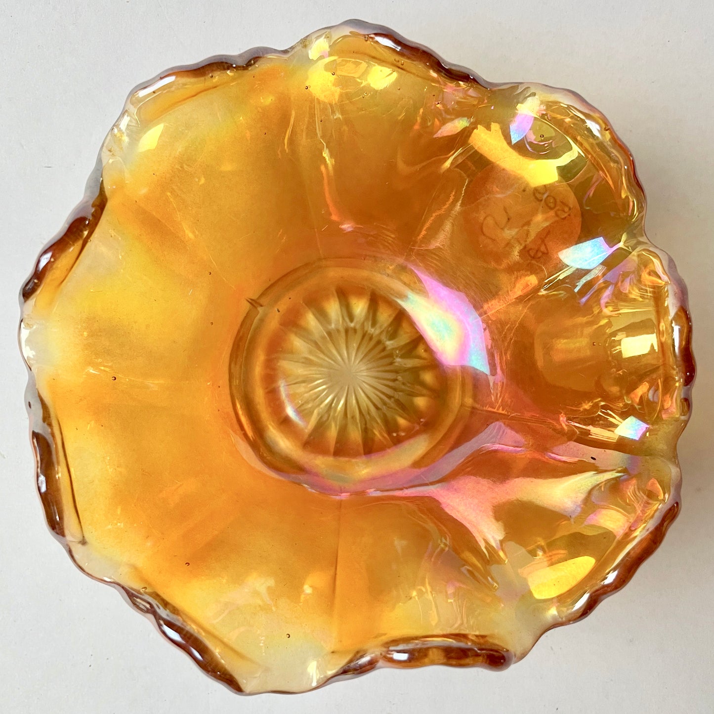 Small Carnival Glass Bowl