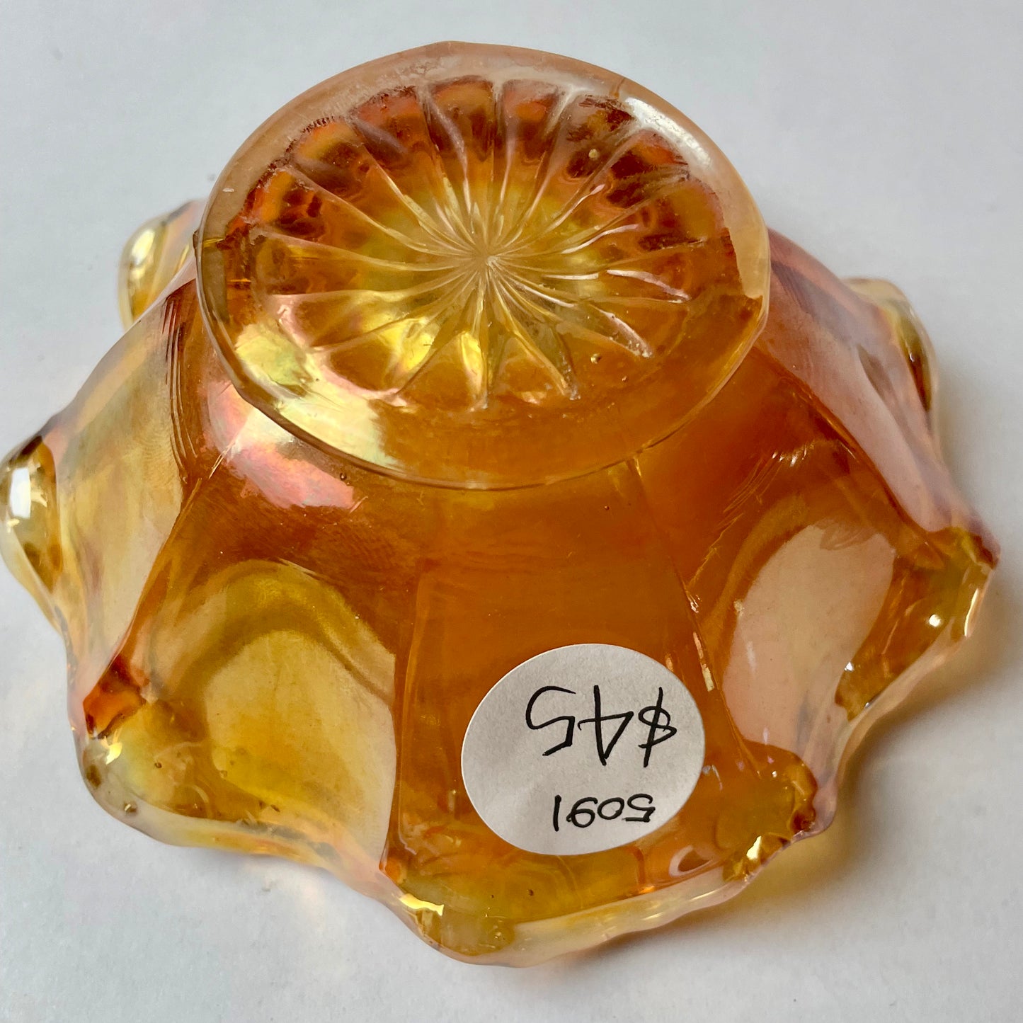 Small Carnival Glass Bowl