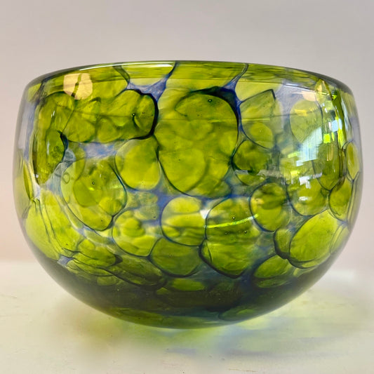 Signed Art Glass Bowl, New Zealand