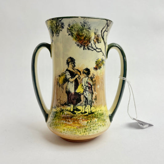 Royal Doulton Seriesware Twin-Handled Vase - The Gleaners (scarce)