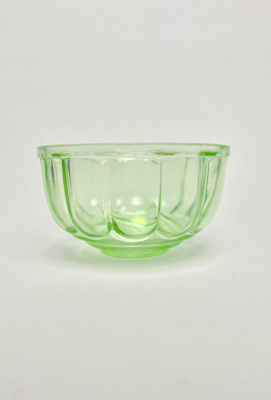 Small Depression Glass Jelly Mould