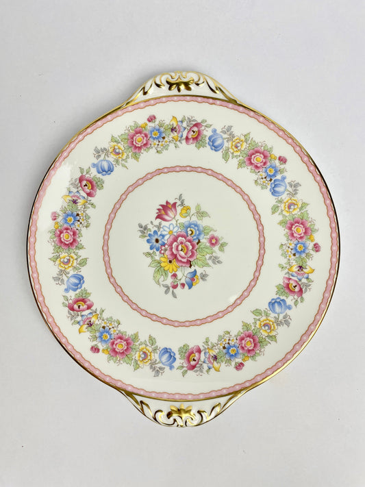 Shelley Fine Bone China Pompadour 13516 Cake Plate