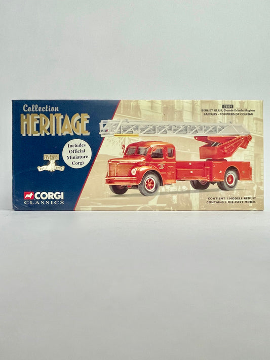 Corgi 73301 Berliet GLR 8 Fire Engine for Colmar Diecast Model 1:50 73301