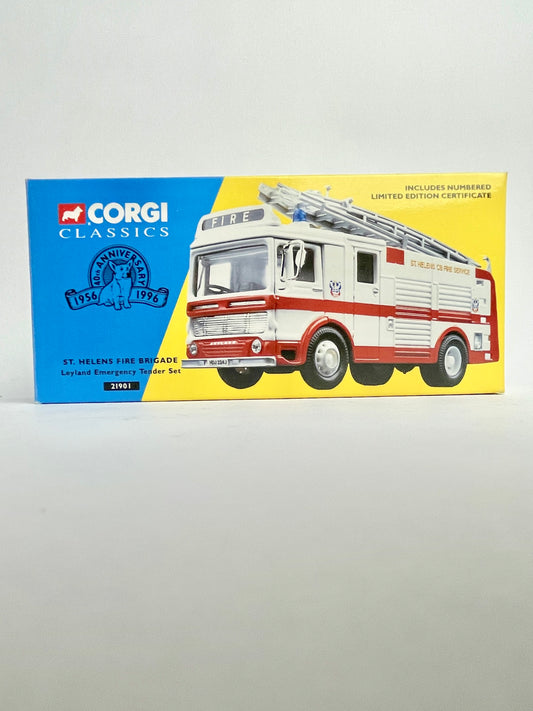 Corgi Classics Leyland Emergency Tender Set St Helens Fire Brigade boxed 21901