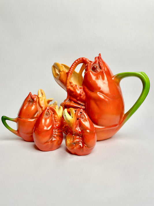 Antique Royal Bayreuth Bavaria Lobster Serving Set