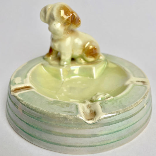 Wembley Ware Puppy Ashtray – Vintage WA Pottery – A/F