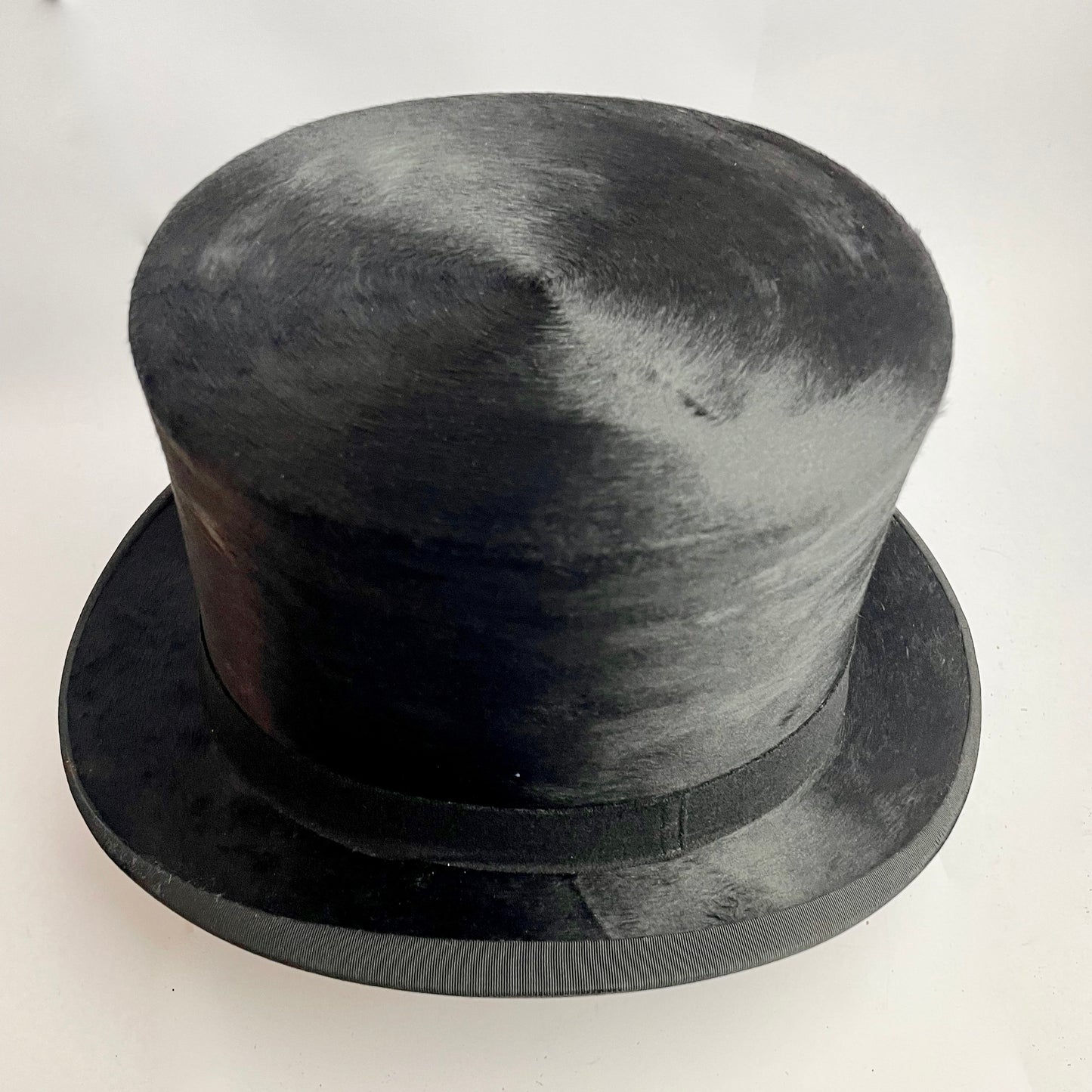 Victorian Black Silk Top Hat with Original Box by Dunn & Co London