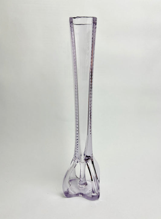Tall Amethyst Glass Vase