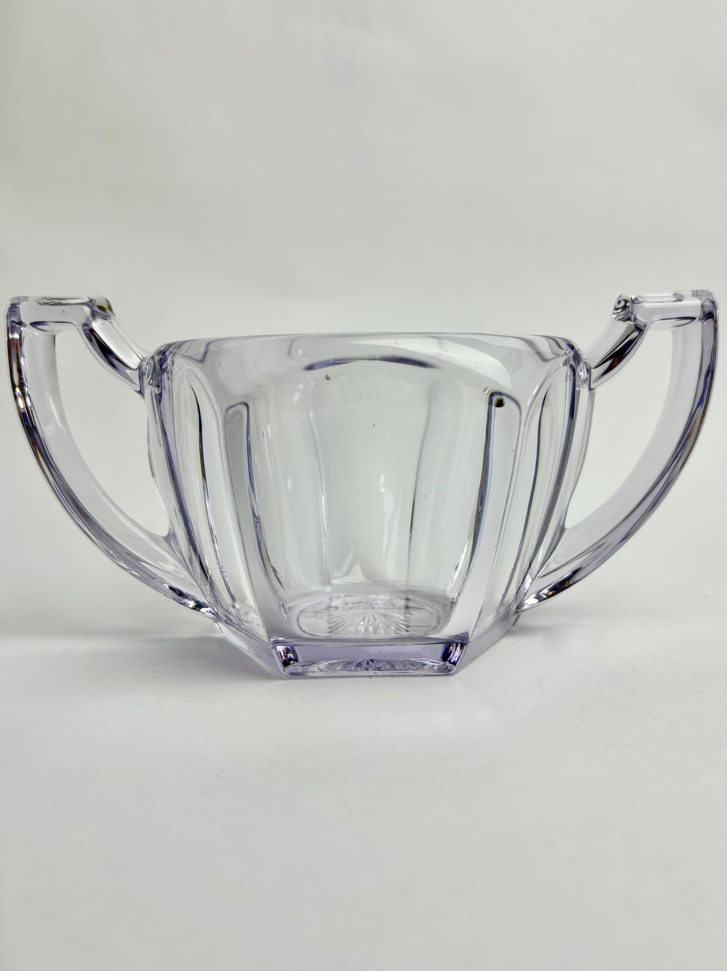 Amethyst Glass Two-handled Urn