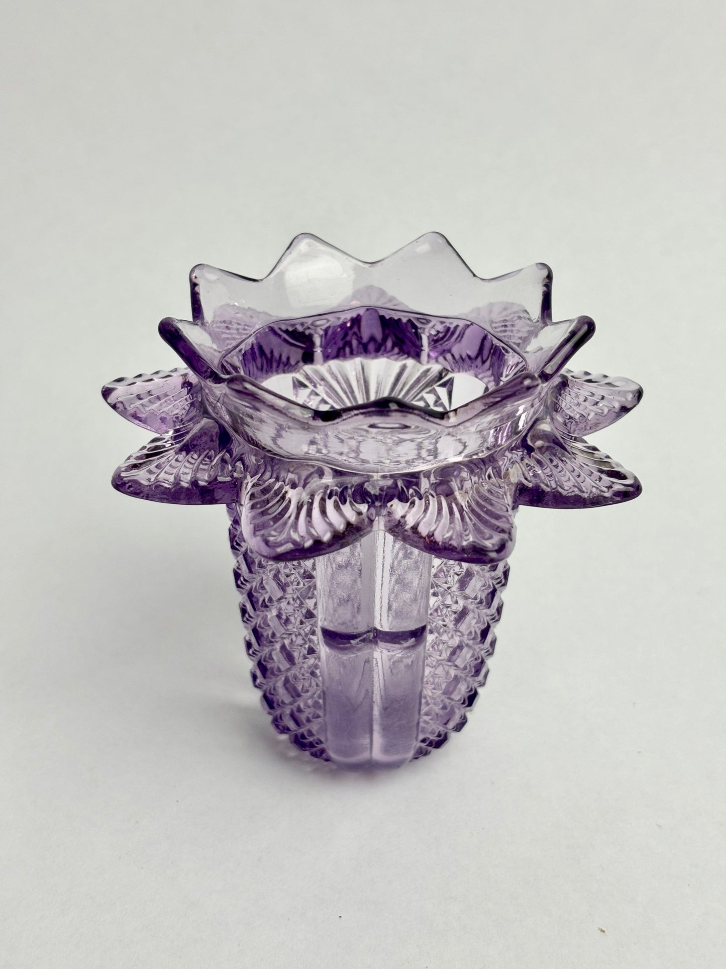 Small Amethyst Glass Vase