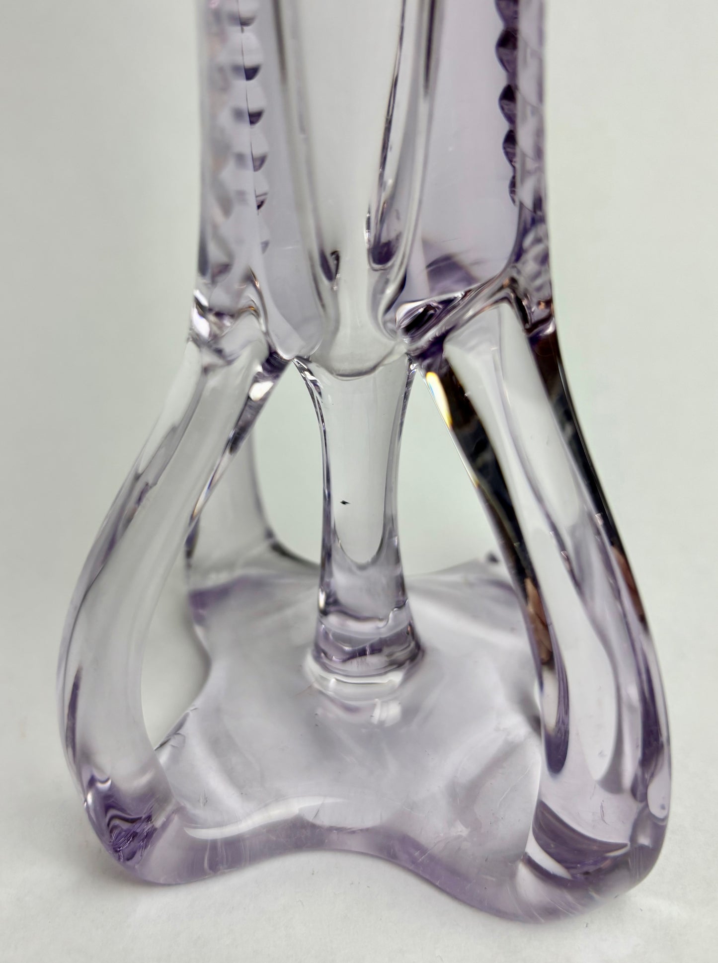 Tall Amethyst Glass Vase